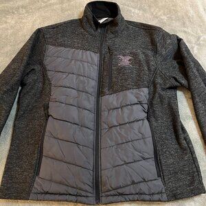NRA mens jacket XL Grey Melange